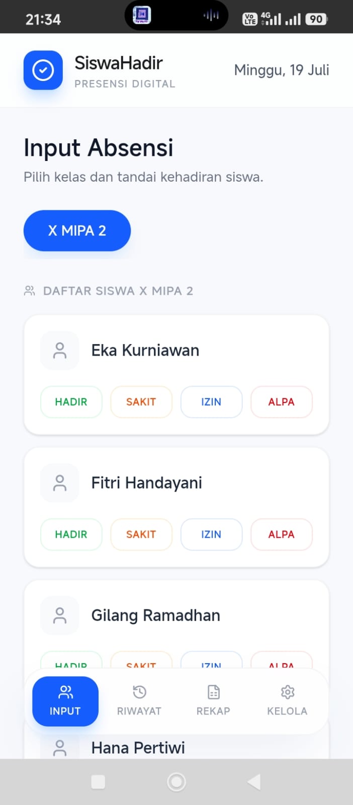 Aplikasi Presensi Kehadiran