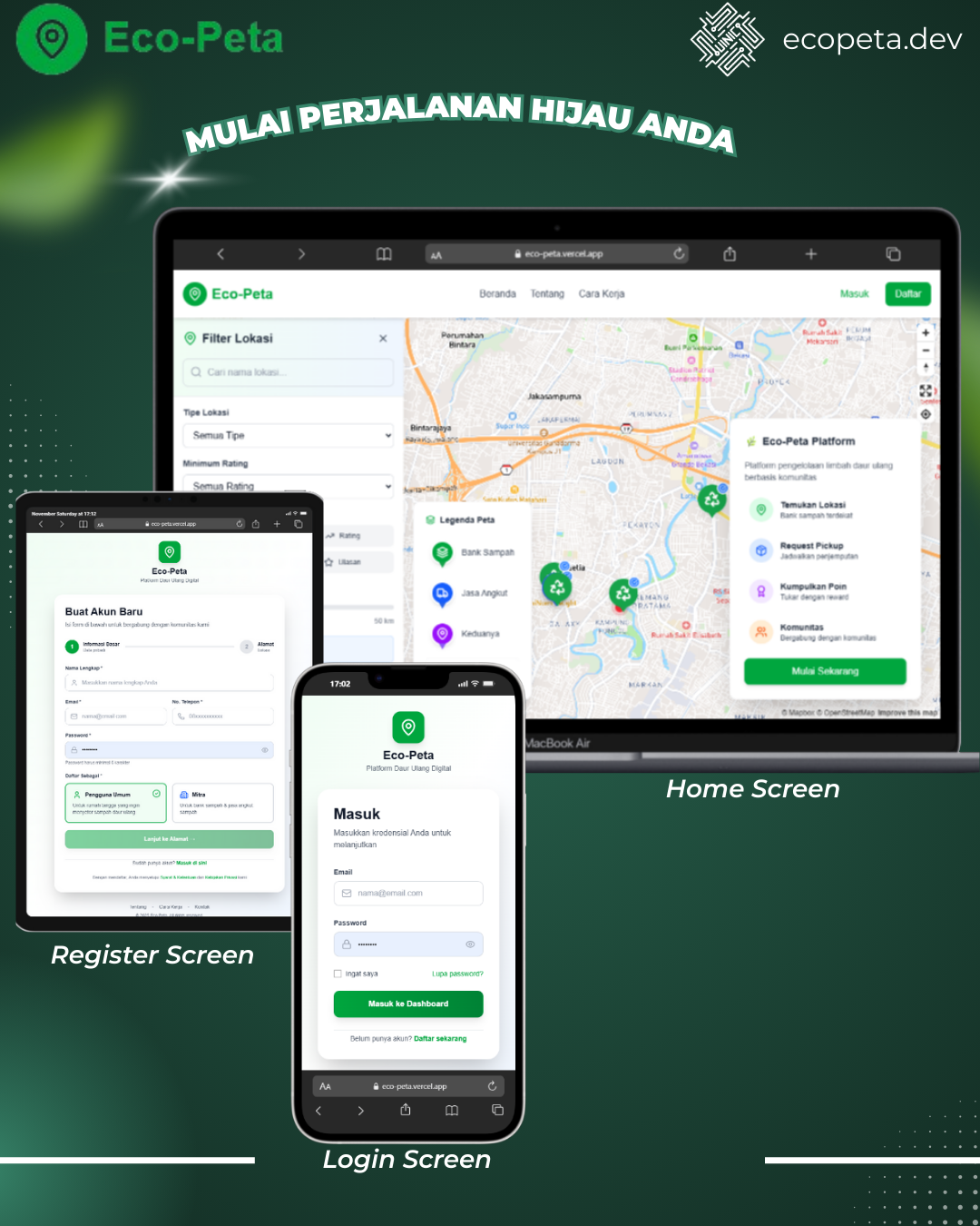 Eco-Peta – Web-GIS Waste Management System